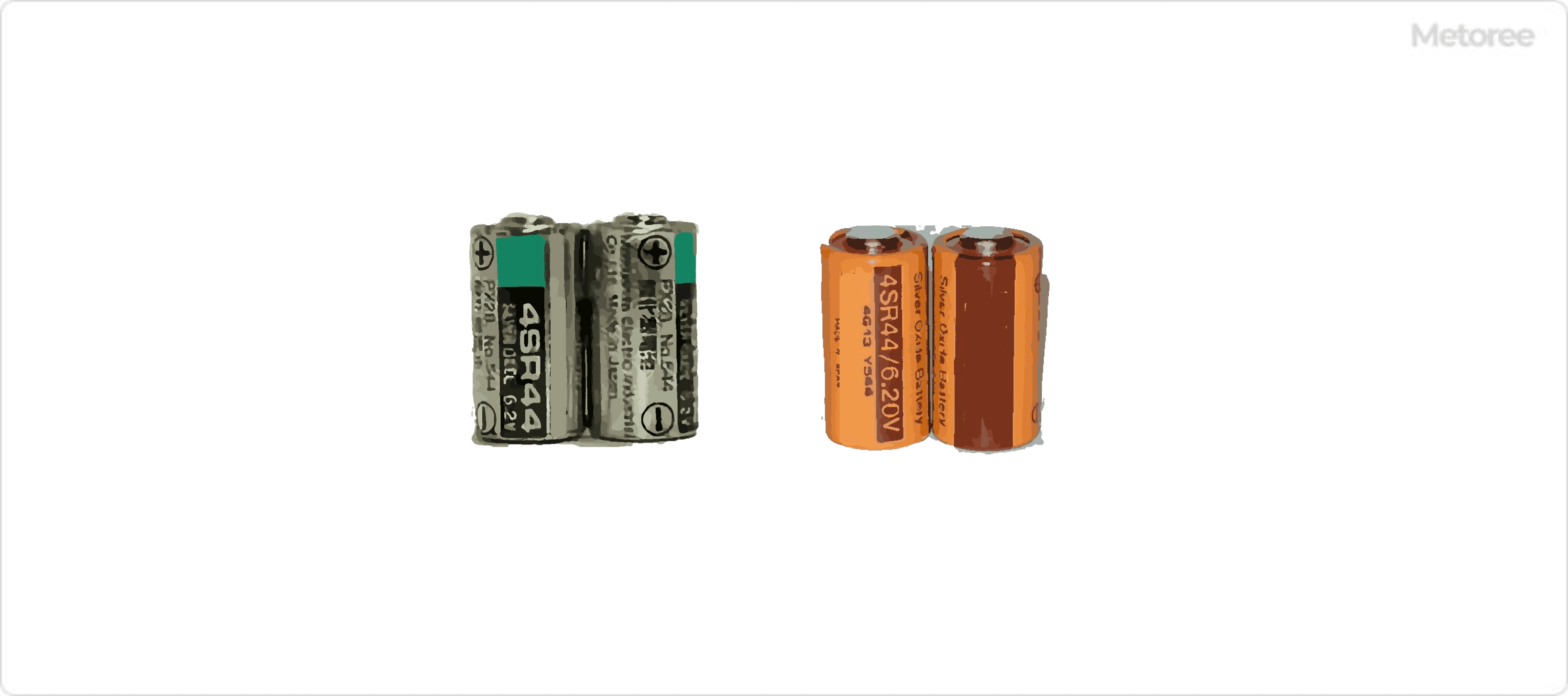 酸化銀電池の積層電池のイメージ (1)