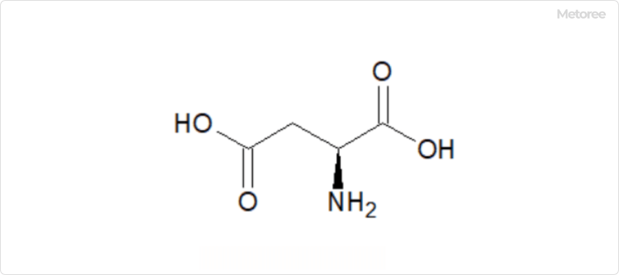 アスパラギン酸の構造
