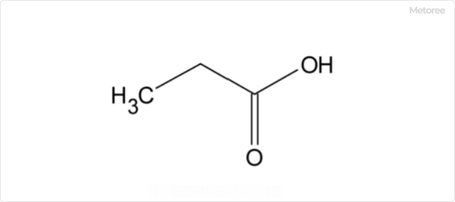 プロピオン酸の構造