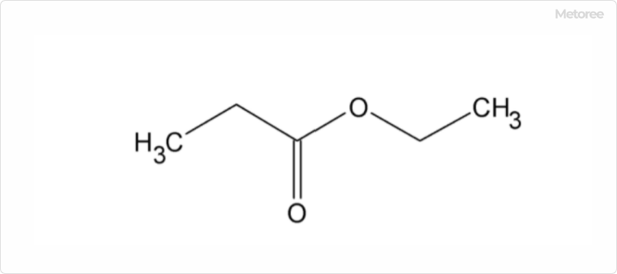 プロピオン酸エチルの構造