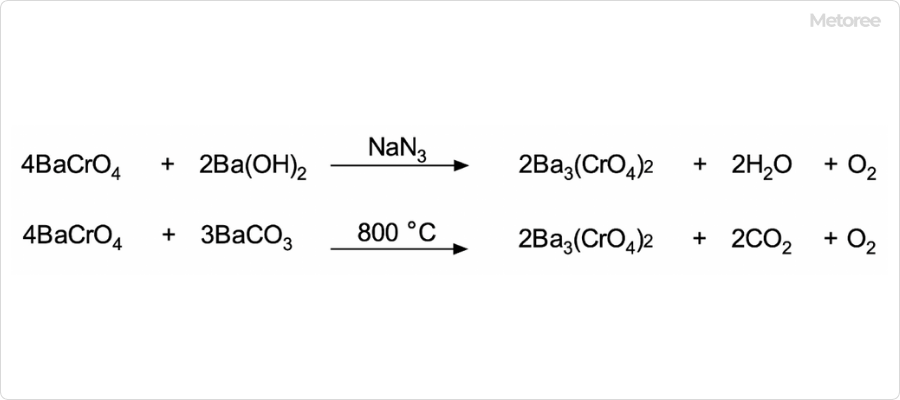 クロム酸バリウムの反応 (クロム酸バリウム(IV)の生成)