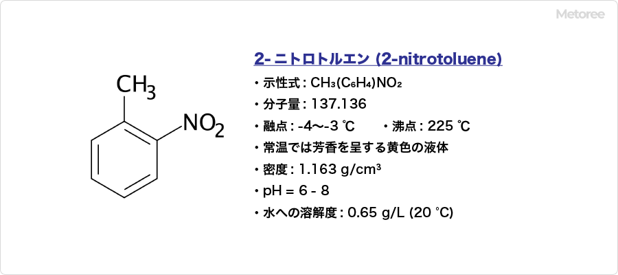 2-ニトロトルエンの基本情報