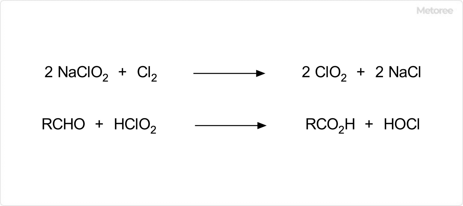 亜塩素酸ナトリウムの化学反応