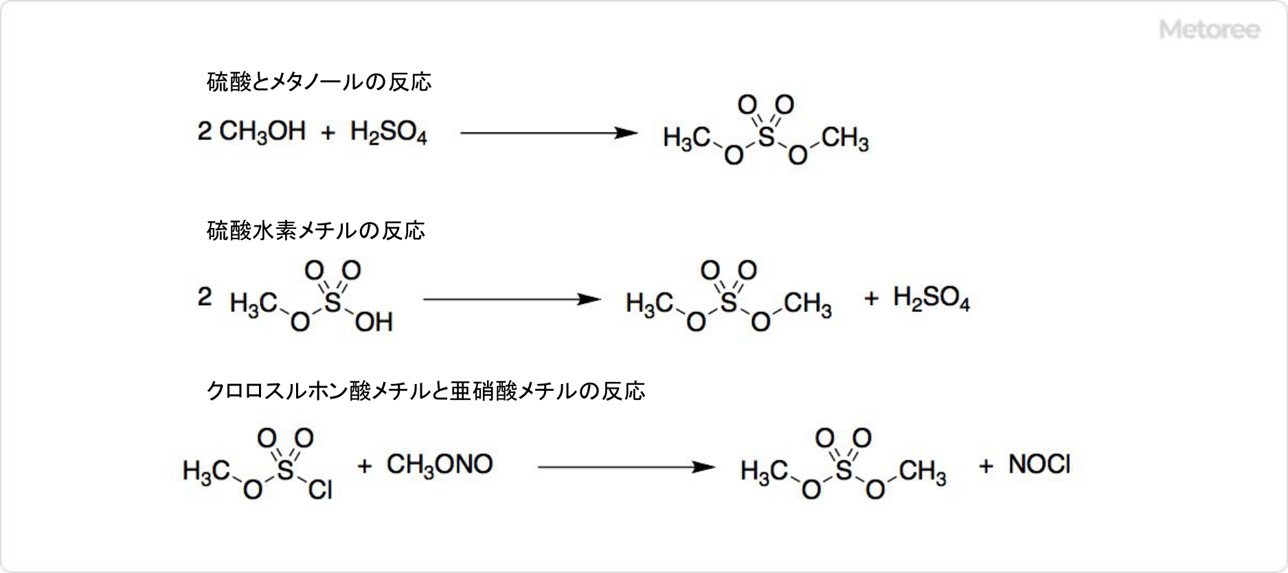 硫酸ジメチルの合成