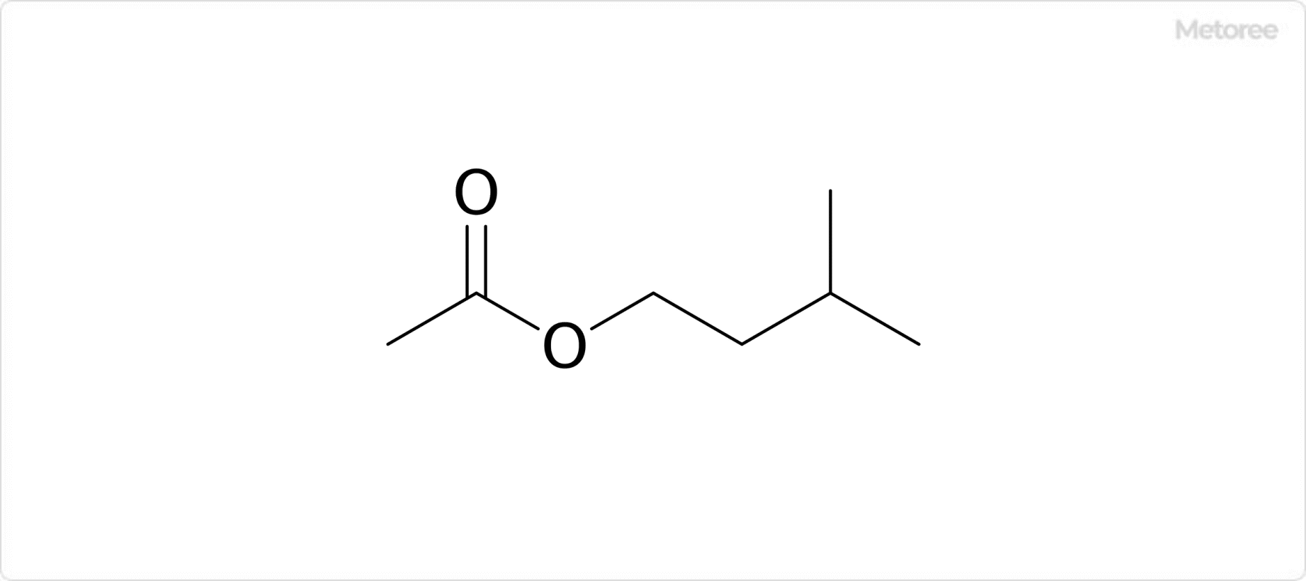 酢酸イソアミルの構造