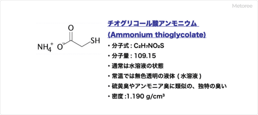 チオグリコール酸アンモニウム