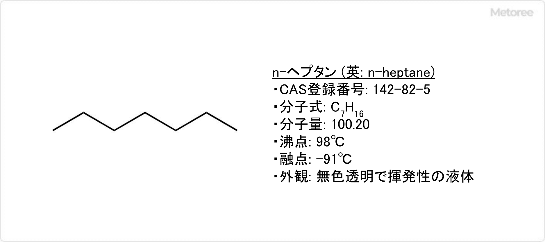 n-へプタンの基本情報