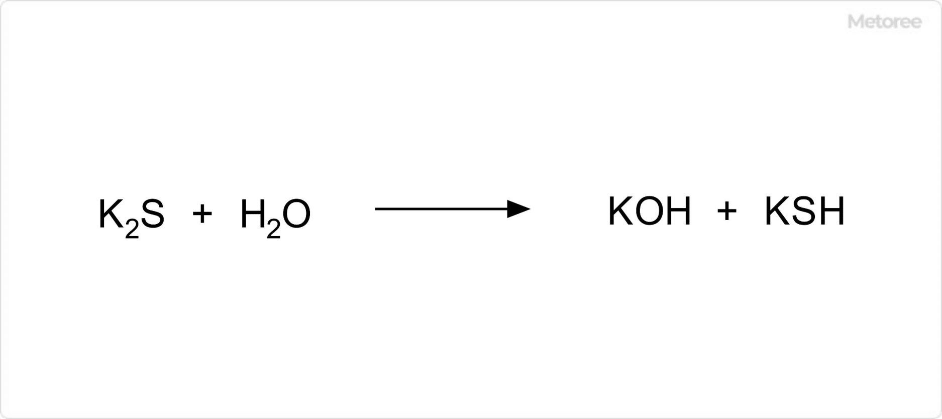 硫化カリウムの加水分解