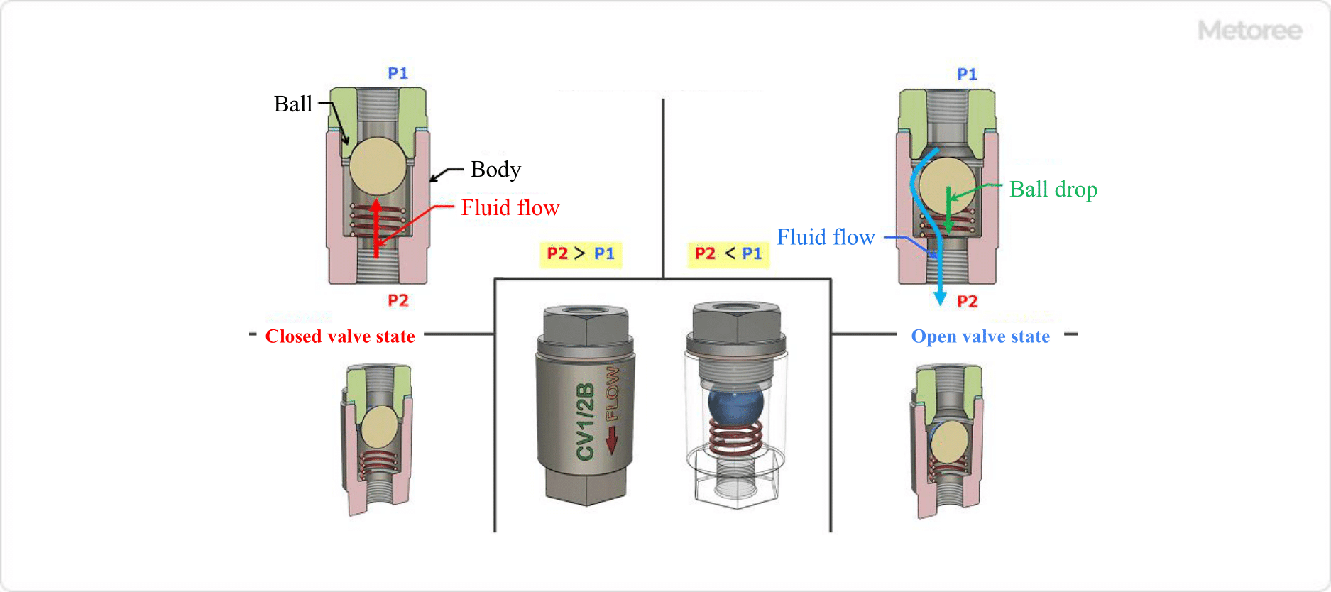 Figure 4. Ball check valve
