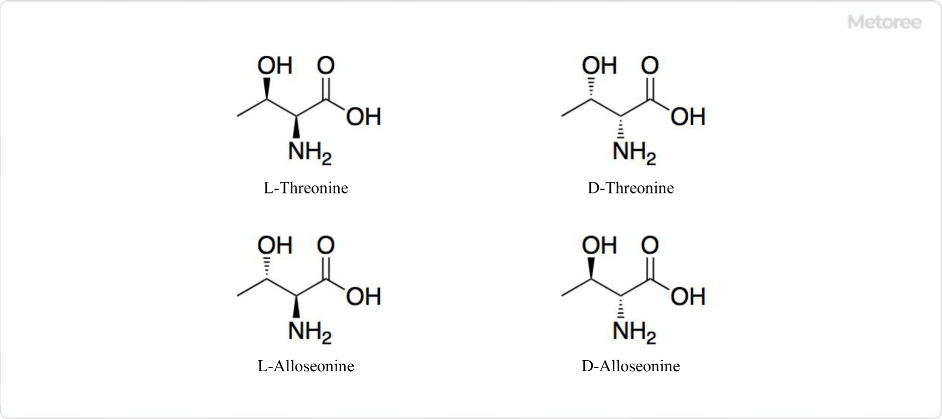 L-Threonine Structure