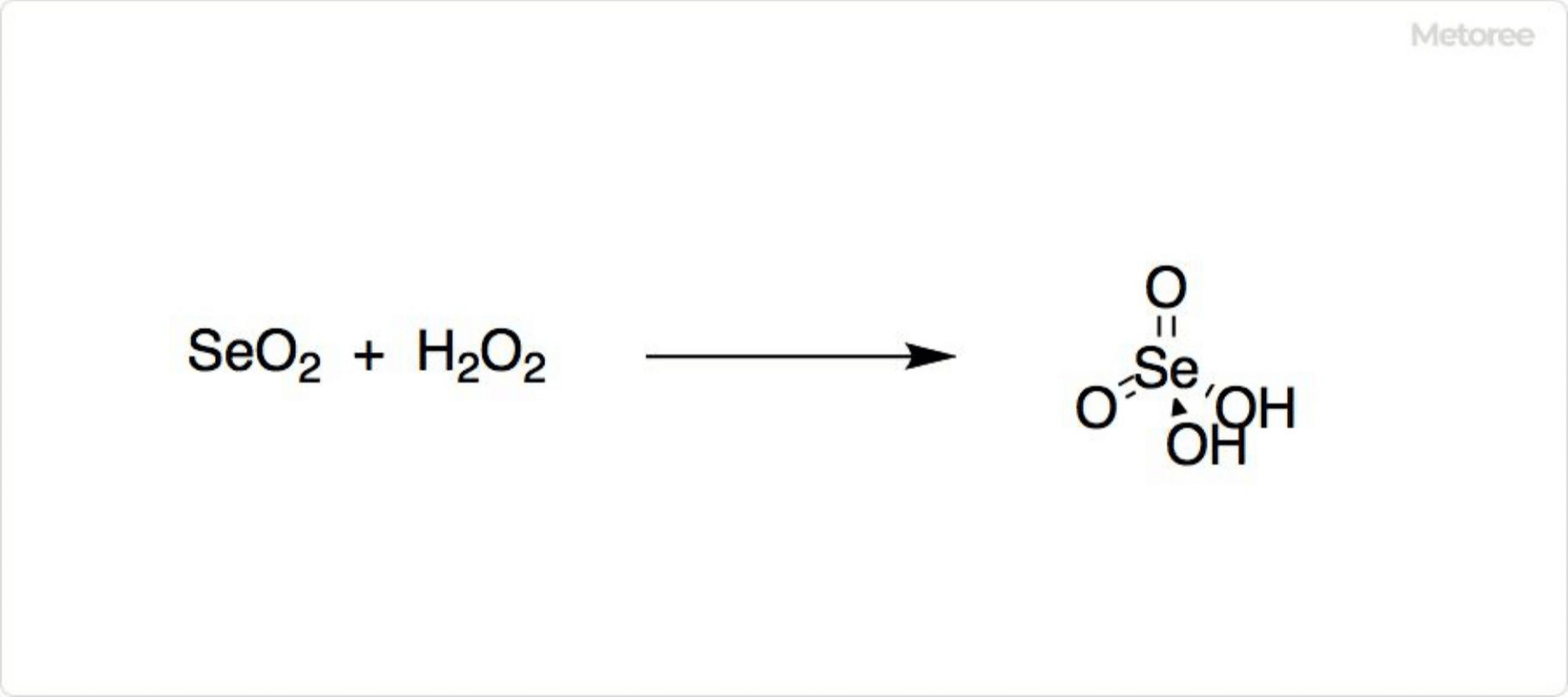 Figure 2. Reactions of Selenium Dioxide